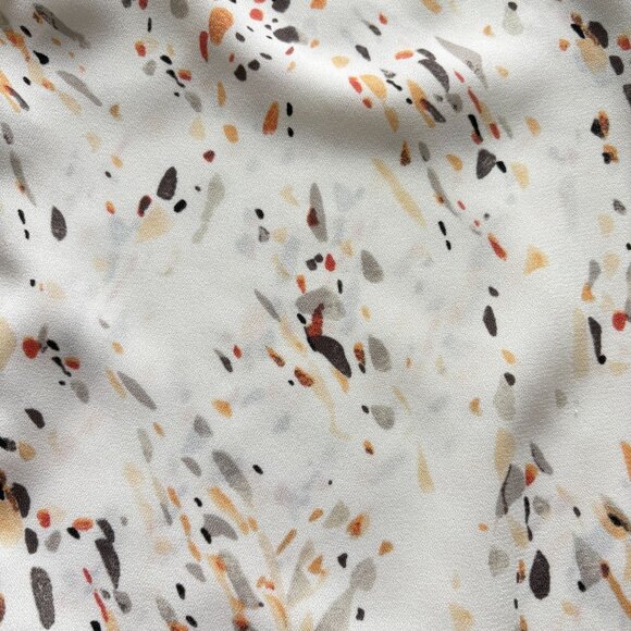 A New Day Womens XXL Peasant Blouse Ruffle Neck Long Sleeve Abstract Print - Picture 9 of 10